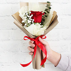 Euroflora One Prestige Preserved Red Rose