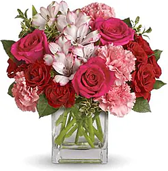 Beautiful Seasonal Multicolours Florist Bouquet with greenery