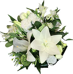 Beautiful Seasonal Multicolours Florist Bouquet with greenery
