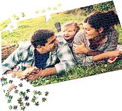 40 x 30 cm rectangular puzzle. Send us your photo
